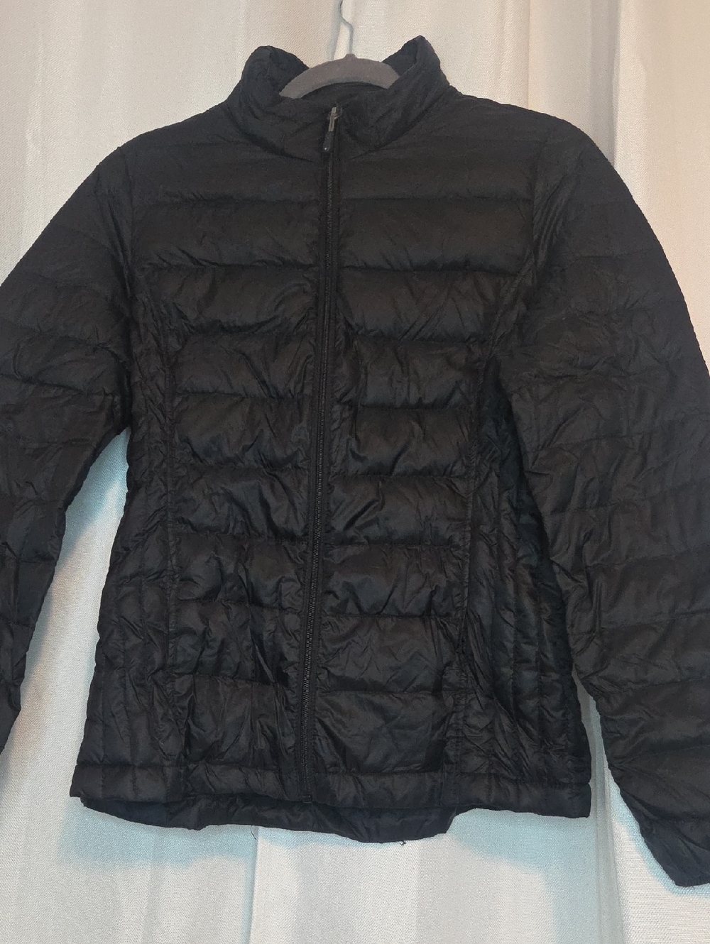Heatkeep-Black Packable Women's Puffer Jacket - Lightweight Warmth Size MED